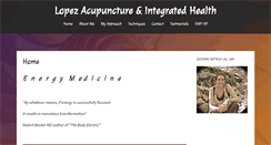 Desktop Screenshot of lopezislandacupuncture.com