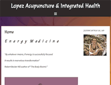 Tablet Screenshot of lopezislandacupuncture.com